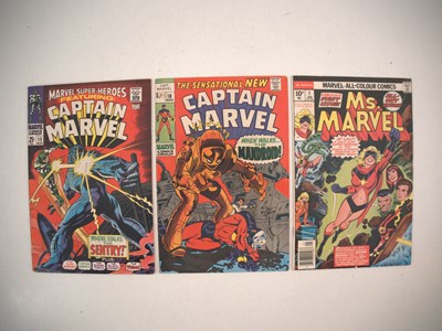 Lot 266 - MARVEL SUPER HEROES #13 + CAPTAIN MARVEL #18 +...