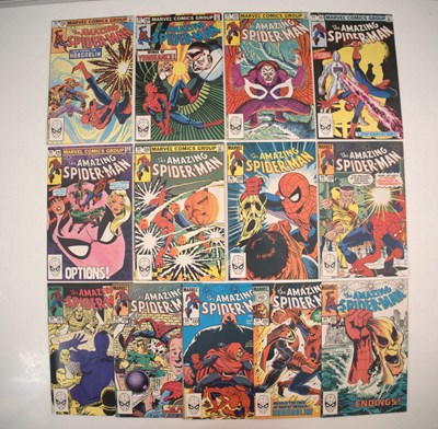 Lot 290 - AMAZING SPIDER-MAN #239 to 251 (13 in Lot) -...