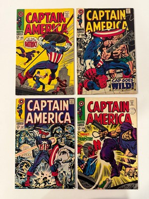 Lot 334 - CAPTAIN AMERICA #105 to 108 (4 in Lot) - (1968...