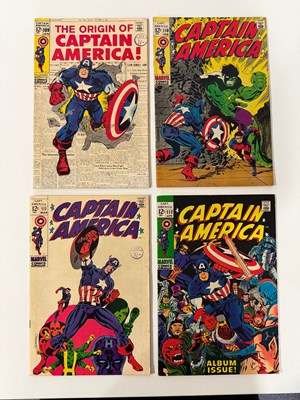 Lot 335 - CAPTAIN AMERICA #109 to 112 (4 in Lot) - (1969...
