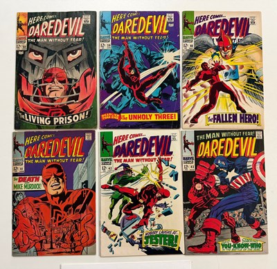 Lot 400 - DAREDEVIL #38 to 43 (6 in Lot) - (1967/68 -...