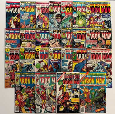 Lot 407 - IRON MAN #71 to 93 + GIANT-SIZE IRON MAN #1 +...