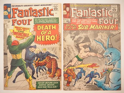 Lot 448 - FANTASTIC FOUR #32 & 33 (2 in Lot) - (1964 -...