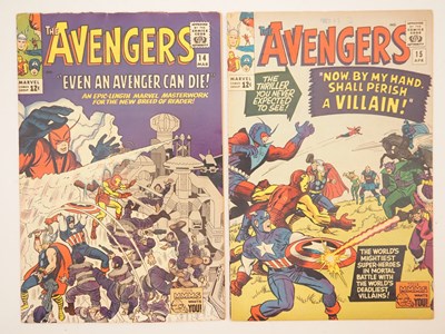 Lot 458 - AVENGERS #14 & 15 (2 in Lot) - (1965 - MARVEL)...