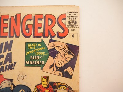 Lot 476 - AVENGERS #4 (1964 - MARVEL - UK Price Variant)...