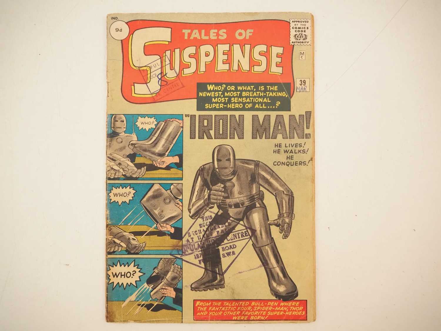 Lot 515 - TALES OF SUSPENSE #39 - IRON MAN (1963 -...