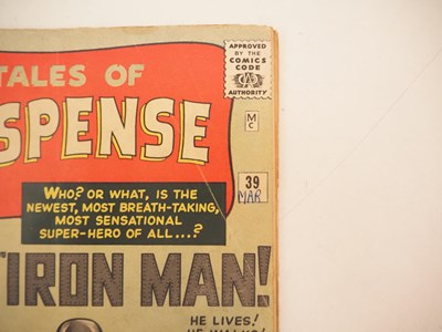 Lot 515 - TALES OF SUSPENSE #39 - IRON MAN (1963 -...