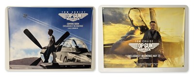 Lot 218 - TOP GUN MAVERICK (2022) Two UK Quad film...
