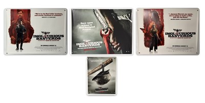 Lot 150 - INGLORIOUS BASTERDS (2009) 3 UK Quad film...
