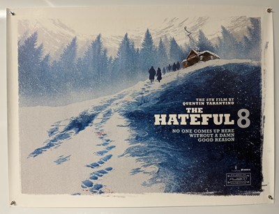 Lot 159 - THE HATEFUL EIGHT (2015) UK Quad film poster...