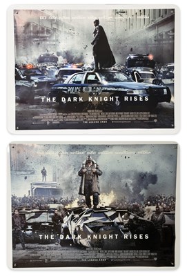 Lot 120 - THE DARK KNIGHT RISES (2012) A pair of UK Quad...