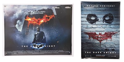 Lot 134 - THE DARK KNIGHT (2008) UK Quad film poster,...