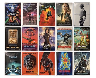Lot 290 - A group of 15 US one sheet film posters for...