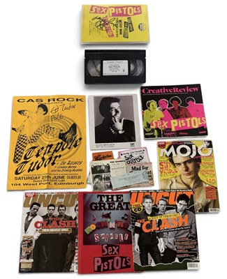 Lot 10 - A mixed collection of Punk music memorabilia...