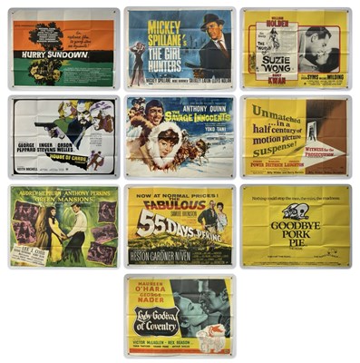 Lot 76 - A mixed selection of UK Quad film posters...