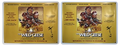 Lot 205 - WILD GEESE (1978) 4K re-release UK Quad film...