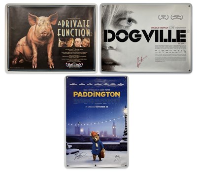 Lot 214 - A trio of signed film posters comprising...