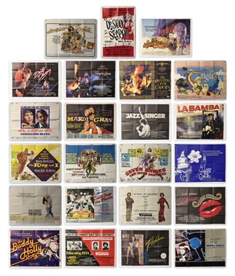 Lot 27 - A chorus of UK Quad musical film posters...