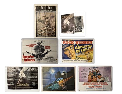 Lot 151 - A battalion of War film posters comprising THE...