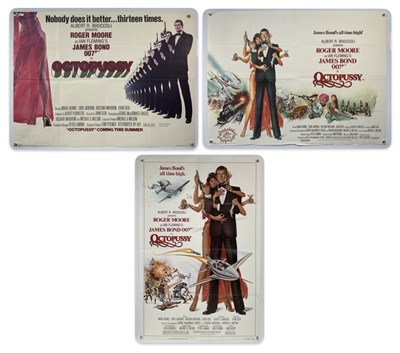 Lot 474 - OCTOPUSSY (1983) A pair of UK Quad film...