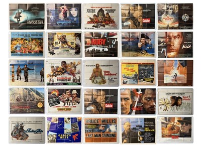 Lot 234 - A mix of 25 UK Quad film posters comprising...