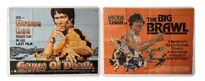Lot 221 - A GAME OF DEATH (1978) UK Quad film poster...