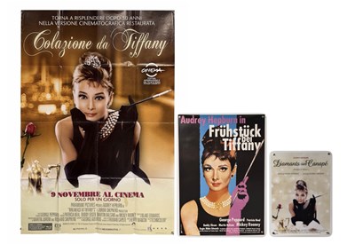Lot 75 - BREAKFAST AT TIFFANY'S (1961) German A1 1986...