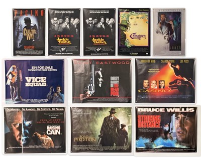 Lot 324 - A syndicate of crime thriller film posters...