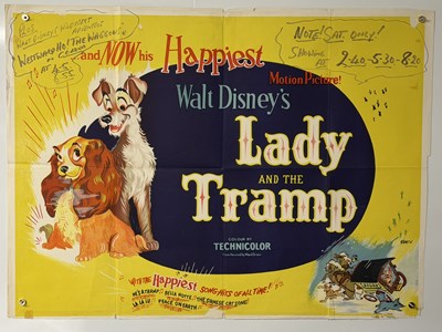 Lot 40 - A group of 11 Walt Disney UK Quad film posters...
