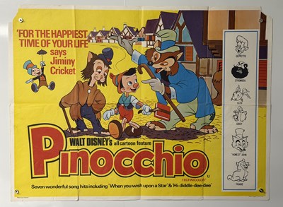 Lot 40 - A group of 11 Walt Disney UK Quad film posters...