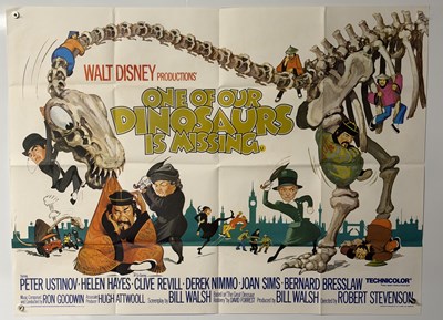 Lot 40 - A group of 11 Walt Disney UK Quad film posters...