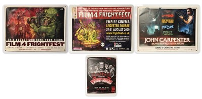 Lot 363 - A group of Horror film festival posters...
