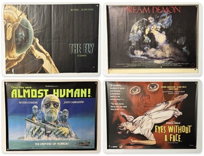 Lot 402 - A group of vintage Horror film posters...
