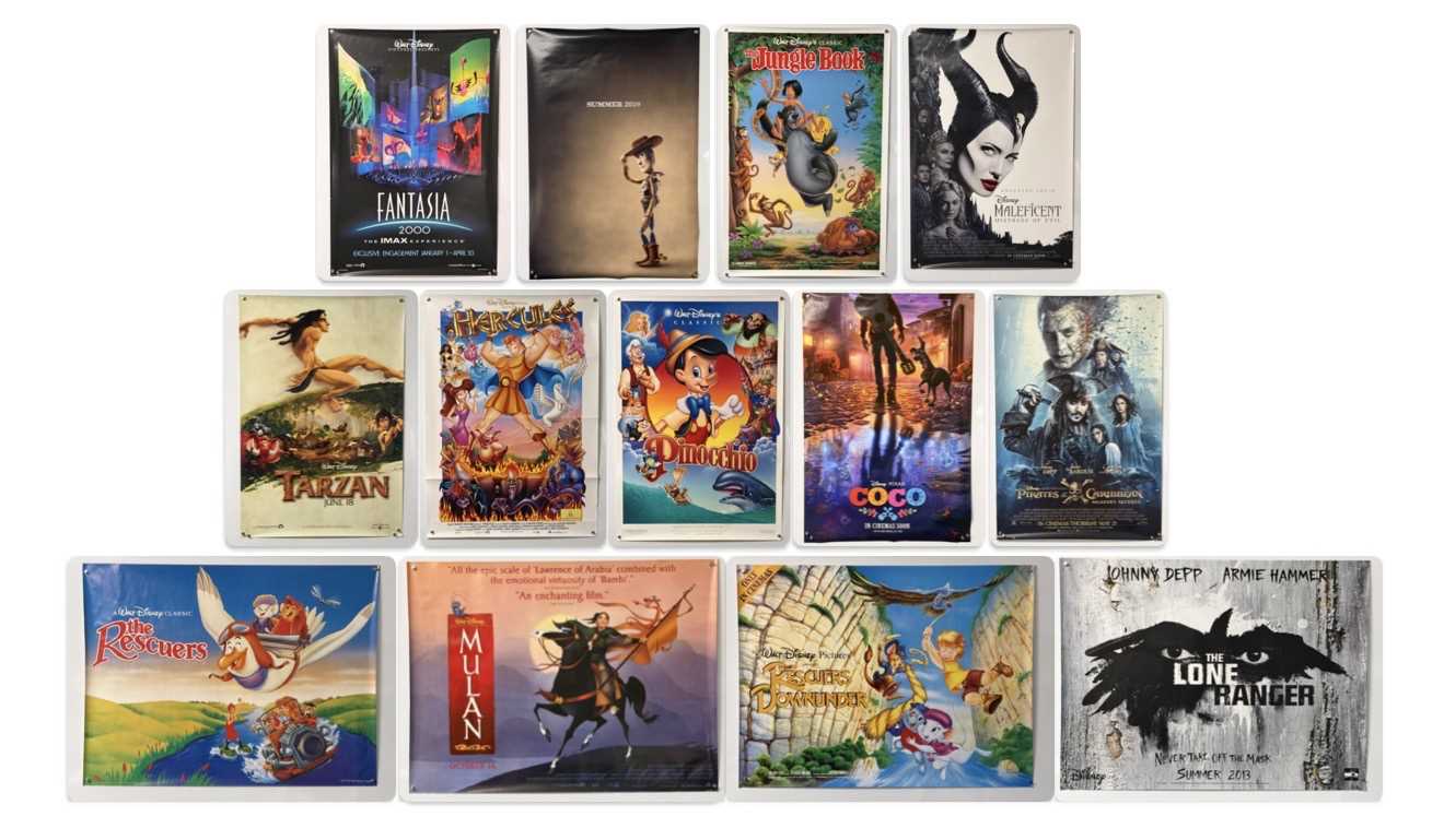 Lot 32 - A selection of Walt Disney film posters...