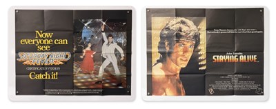 Lot 25 - A pair of UK Quad film posters for SATURDAY...