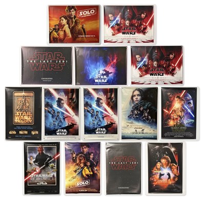 Lot 256 - A mixed selection of STAR WARS film posters...