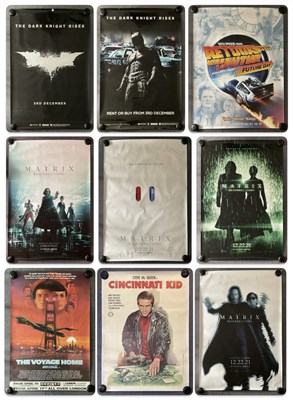 Lot 129 - A collection of large format cinema posters...