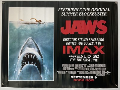 Lot 398 - JAWS (1975) UK Quad film poster for the 2022...