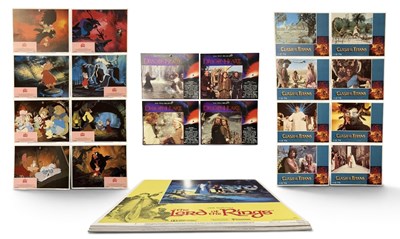 Lot 103 - A group of fantasy film lobby cards, complete...