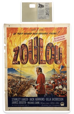 Lot 139 - ZULU (1964) A French Grande featuring stunning,...