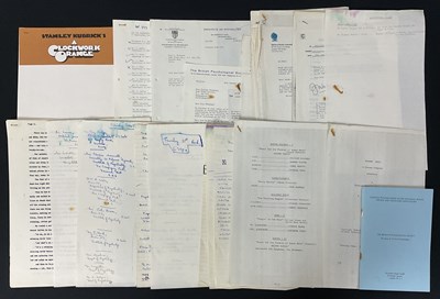 Lot 340 - A CLOCKWORK ORANGE - A selection of ephemera...