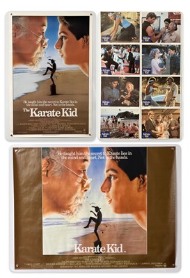 Lot 228 - THE KARATE KID (1984) A UK Quad film poster,...
