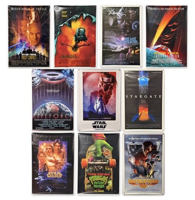 Lot 286 - A group of 10 sci-fi one-sheet film posters...