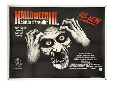 Lot 346 - HALLOWEEN III SEASON OF THE WITCH (1982) linen-...