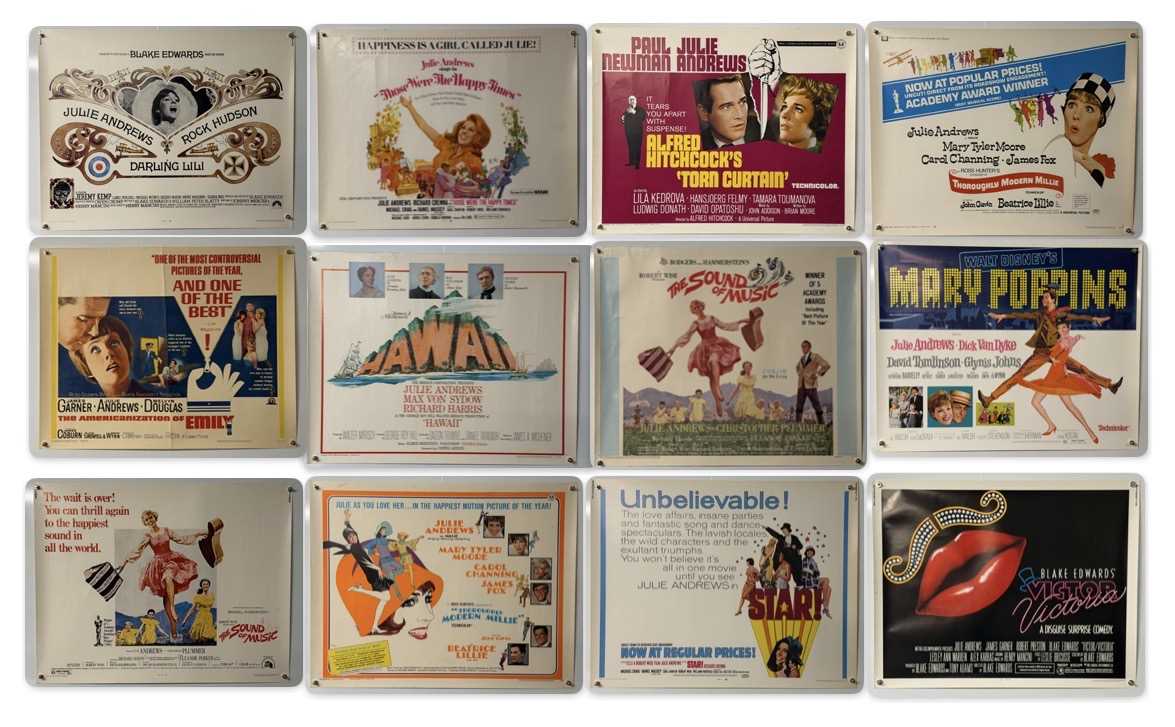 Lot 28 - A group of US half-sheets for JULIE ANDREWS...