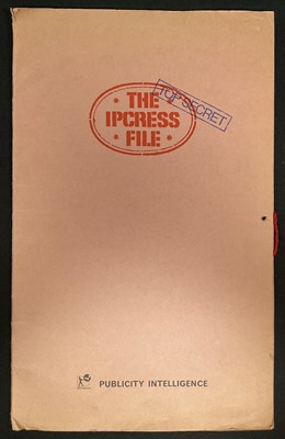 Lot 334 - THE IPCRESS FILE (1965) Original UK press book,...