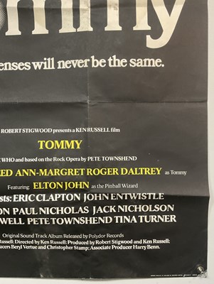 Lot 16 - TOMMY (1975) UK Quad film poster, folded...