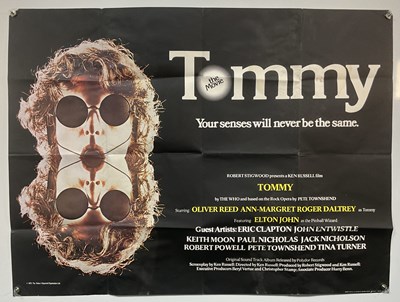 Lot 16 - TOMMY (1975) UK Quad film poster, folded...