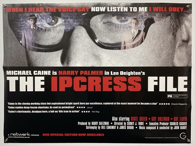 Lot 333 - THE IPCRESS FILE (1965) UK Quad film poster...