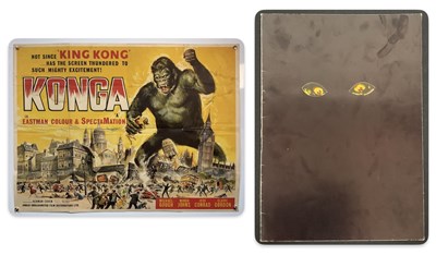 Lot 108 - KONGA (1961) UK Quad film poster featuring...